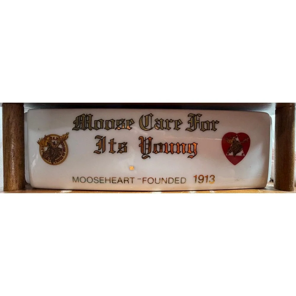 RARE SEALED w Contents Mooseheart Commemorative Decanter Loyal Order of Moose
